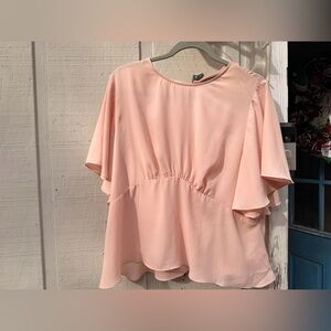 Express Blush Pink Women's Blouse Size XL